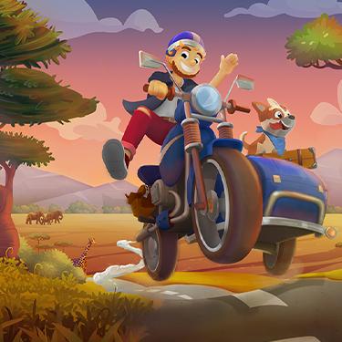 GameHouse Exclusive Games - Adventure Mosaics - Moto-Trip Africa